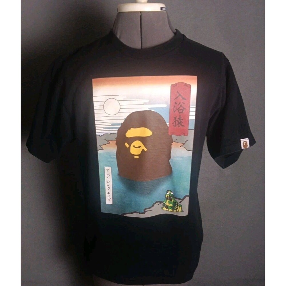 RARE Authentic a bathing ape bape Japan souvenir tee #012-013-1993(1414B) SMALL
